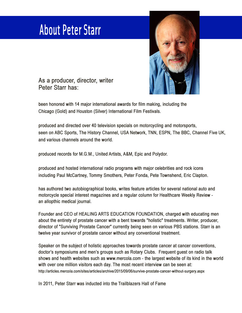 New About Peter Starr